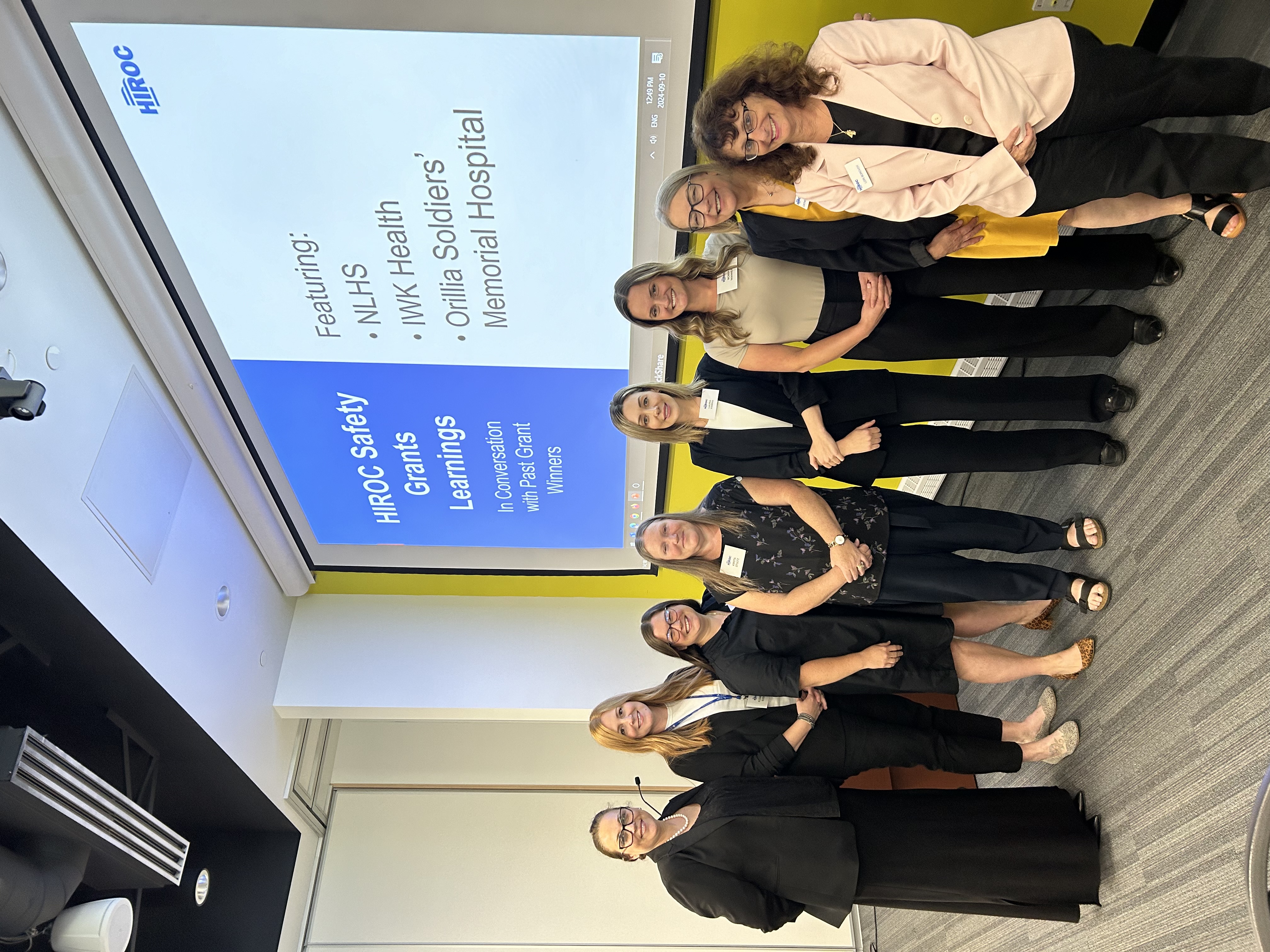 Presenters from Safety Grants Talks posing for picture 
