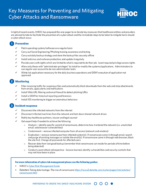 Key Measures for Preventing and Mitigating Cyber Attacks