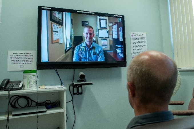 Patient receives care via Central Health's Virtual ER system