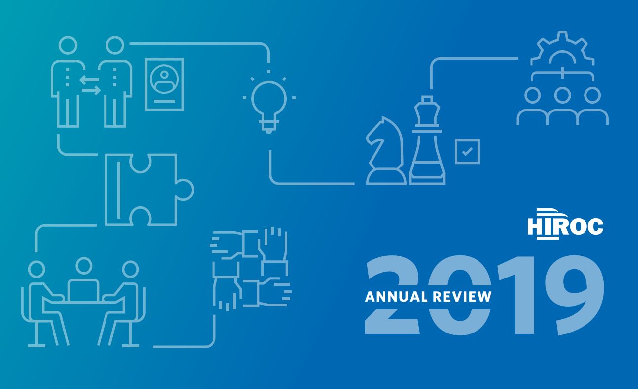 HIROC Annual Review 2019, cover image