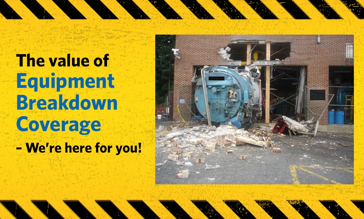 Why do healthcare facilities need equipment breakdown coverage