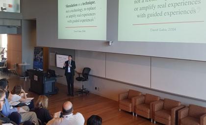 “Simulation will help take down walls in healthcare,” says Dr. Andrew Petrosoniak.