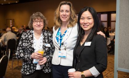 HIROC staff connecting with a subscriber at the Annual HIROC Conference.