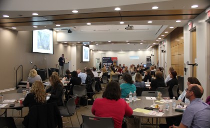 Shot of delegates and speakers at the conference