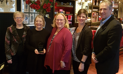 Bobbi Soderstrom (AOM), Catherine Gaulton (HIROC), Kelly Stadelbauer (AOM), Elizabeth Brandeis (AOM), Richard Wilson (HIROC)