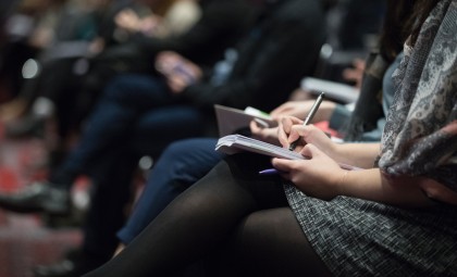 image of delegates at a conference