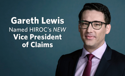 Gareth Lewis Named HIROC’s New Vice President of Claims