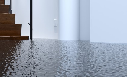 image of a flood in a building