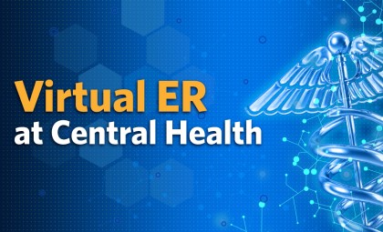 Visiting the Virtual ER at Central Health