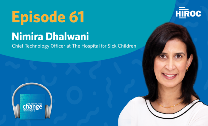 Cover art for episode 61 of Healthcare Change Makers