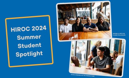 2024 Summer Spotlight with images of students who joined HIROC