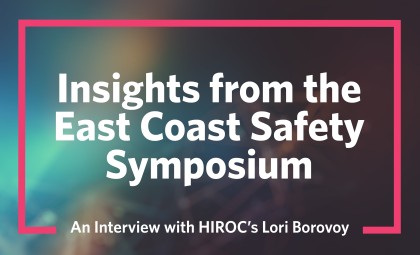 A header image featuring the title of the article: Insights from the East Coast Safety Symposium