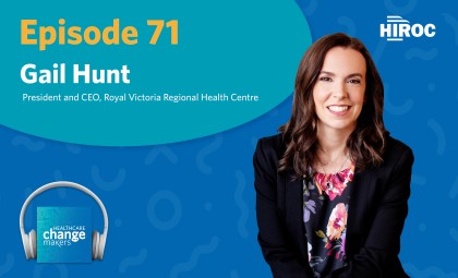 Cover art for episode 71 of Healthcare Change Makers with Gail Hunt