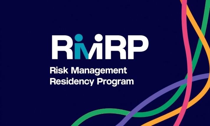 RMRP banner image, text says Risk management residency program